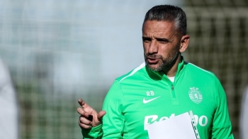 Imagem de Rui Borges orientou primeiro treino da equipa principal do Sporting