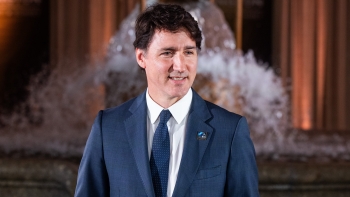 Imagem de Primeiro-ministro canadiano, Justin Trudeau, anuncia a sua demissão