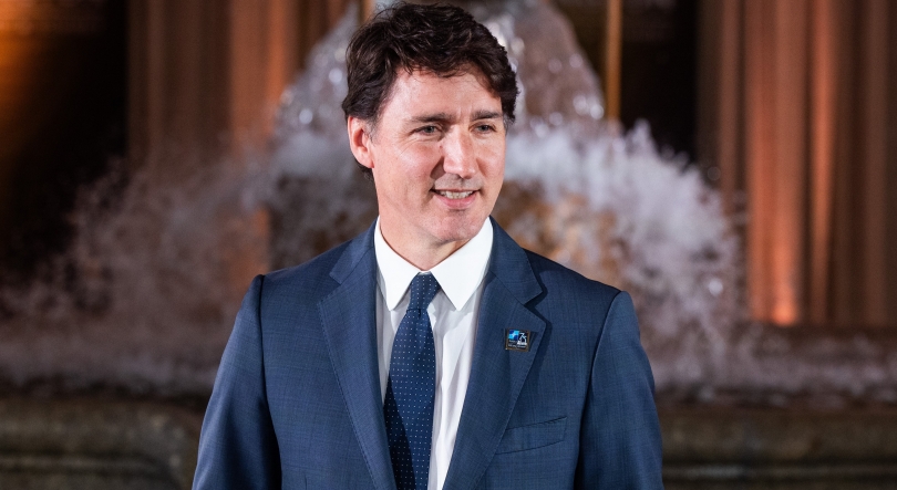 Imagem de Primeiro-ministro canadiano, Justin Trudeau, anuncia a sua demissão
