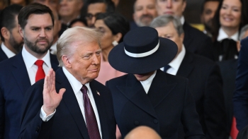 Imagem de Trump empossado como 47.º Presidente dos Estados Unidos