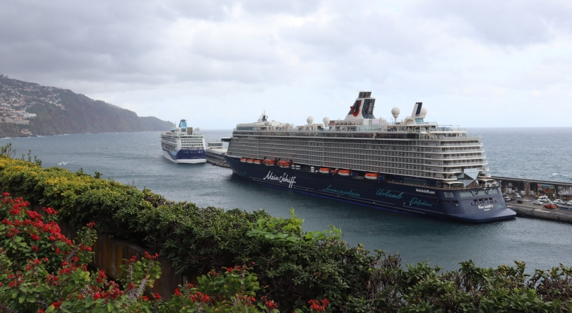 Porto do Funchal recebe três navios de cruzeiro