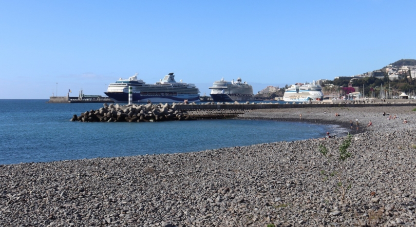 Porto do Funchal recebe 3 navios que trazem mais de 9 mil pessoas