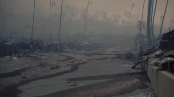 Imagem de Incêndios em LA continuam a fazer vitimas (vídeo)