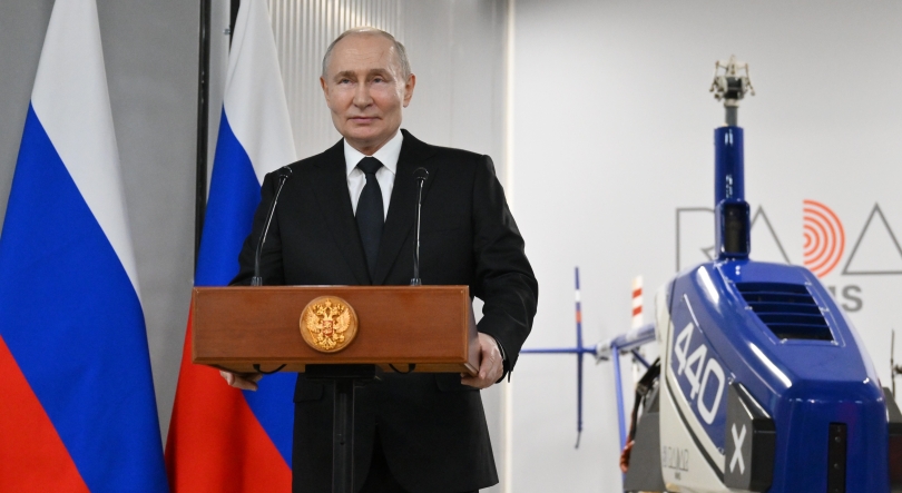 Imagem de Putin satisfeito com aproximação entre Rússia e Estados Unidos