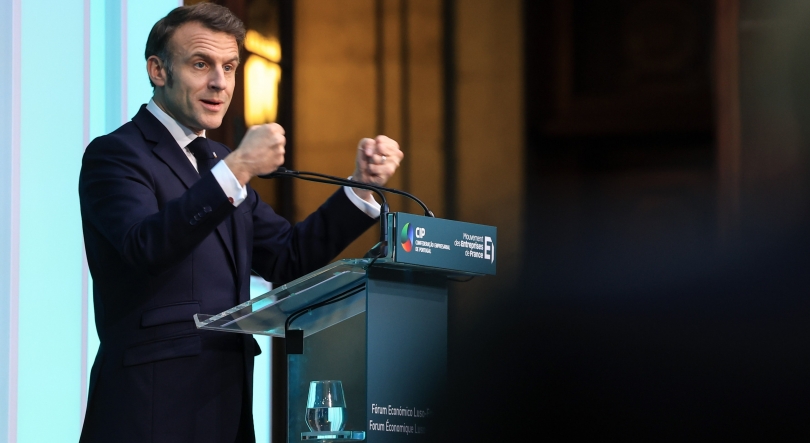 Imagem de Macron fecha visita oficial no Porto agradecendo o “extraordinário acolhimento”