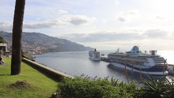 Imagem de Porto do Funchal com três navios