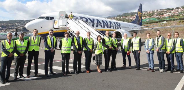 Ryanair posiciona mais um avião na Madeira