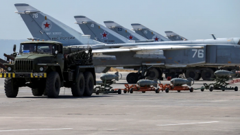 Imagem de Caças britânicos intercetam aviões russos junto do espaço aéreo da NATO