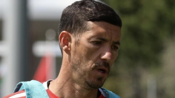 Imagem de Fábio China com o golo do mês de abril da II Liga