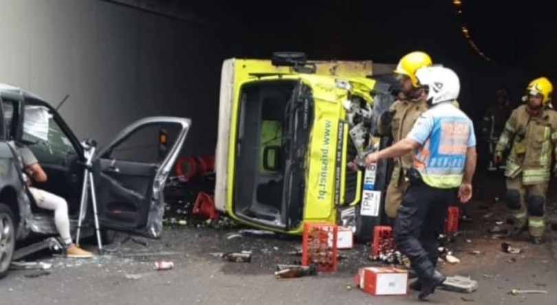Imagem de Acidente mobilizou 31 operacionais e 11 veículos