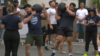 Imagem de Prova de destreza física testa bombeiros (vídeo)