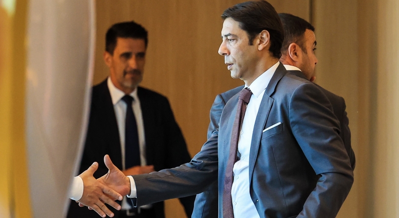 Imagem de Rui Costa e Frederico Varandas presentes na Cimeira de Presidentes da LPFP