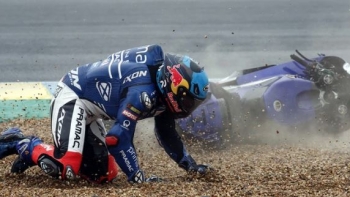 Imagem de Miguel Oliveira abandona GP de França devido a queda