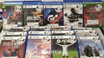 Imagem de Polícia recupera 35 videojogos furtados na FNAC