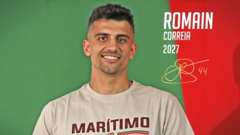 Imagem de Romain Correia renovou contrato com o Marítimo até 2027