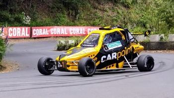 Imagem de Dinarte Nóbrega mais rápido na segunda subida oficial da Rampa do Monte