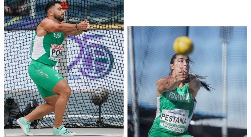 Imagem de Mariana Pestana e Décio Andrade no Campeonato da Europa de equipas