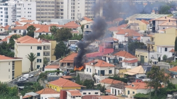 Imagem de Incêndio em residência no Funchal (vídeo)