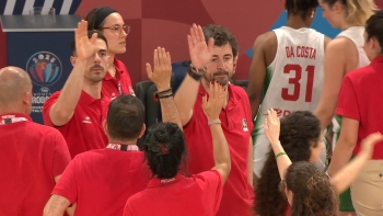 Imagem de Portugal derrotado pela Chéquia no Europeu de basquetebol (vídeo)