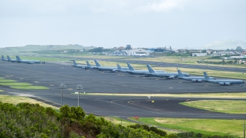 Imagem de Base das Lajes recebe 12 aviões reabastecedores norte-americanos