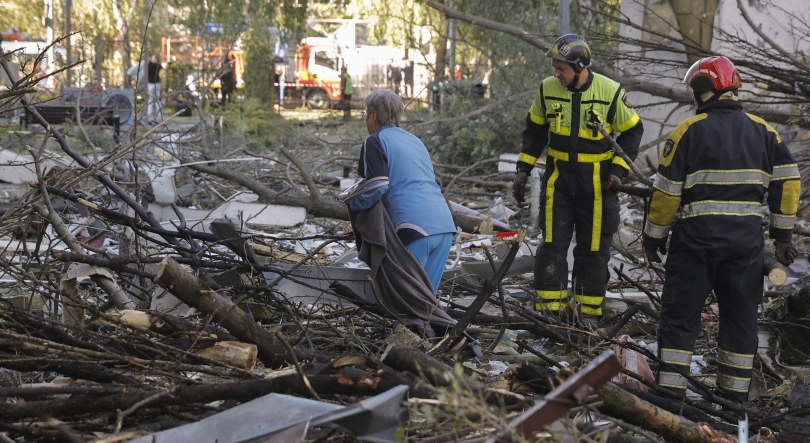 Imagem de Kiev diz que ataque russo fez pelo menos oito mortos durante a noite