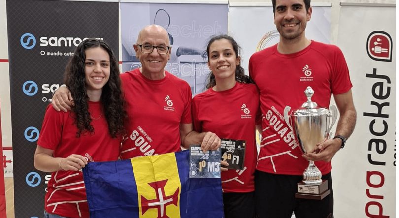 Imagem de AD Galomar conquista títulos nacionais em Squash