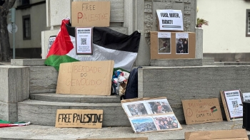 Imagem de Vigília no Funchal pelo fim do genocídio em Gaza (vídeo)