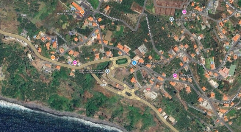 Imagem de Acidente encerra trânsito na Calheta