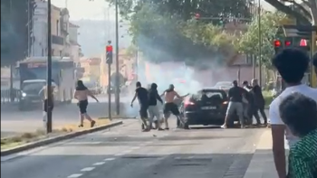 Imagem de Três suspeitos do ataque a adeptos do FC Porto conduzidos à esquadra (vídeo)