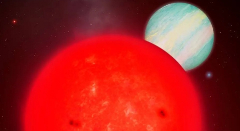 Imagem de Descoberto planeta gigante a orbitar pequena estrela