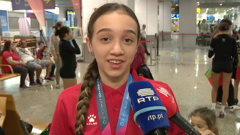 Imagem de Madalena Costa coleciona medalhas desde tenra idade (vídeo)