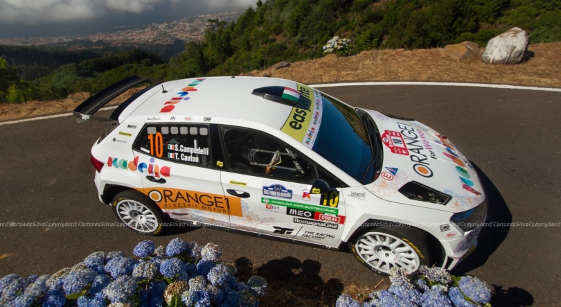 Imagem de Simone Campedelli de regresso ao Rali da Madeira com o Skoda RS Rally2 (vídeo)