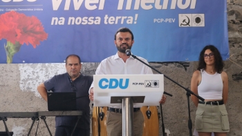 Imagem de Ricardo Lume apresentado como candidato da CDU à Câmara Municipal do Funchal (áudio)