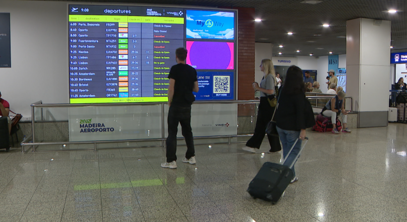 Imagem de Aeroportos da Madeira movimentaram mais de meio milhão de passageiros em setembro