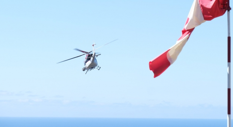 Imagem de Helicóptero resgatou turista na Levada das 25 Fontes