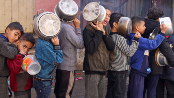 Imagem de Uma em cada três pessoas passa dias sem comer em Gaza
