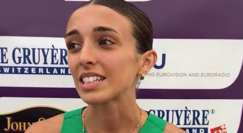 Imagem de Cristina Neves na meia-final dos Campeonatos da Europa Sub-20