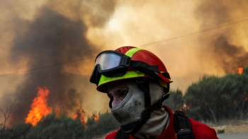 Imagem de Bombeiro ferido com gravidade no incêndio em Figueira de Castelo Rodrigo