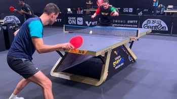 Imagem de Marcos Freitas nos ‘oitavos’ de pares no Smash da Europa