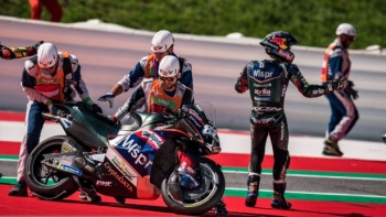 Imagem de Oliveira caiu e terminou treinos do GP Áustria em 19.º
