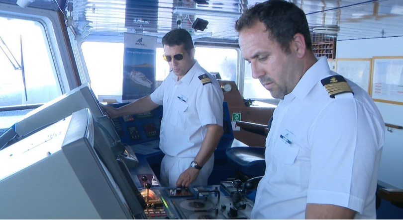 Imagem de Madeirenses no comando do ferry Lobo Marinho (vídeo)