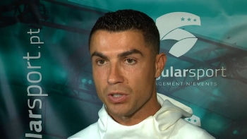 Imagem de Cristiano Ronaldo marcou mais três golos (vídeo)