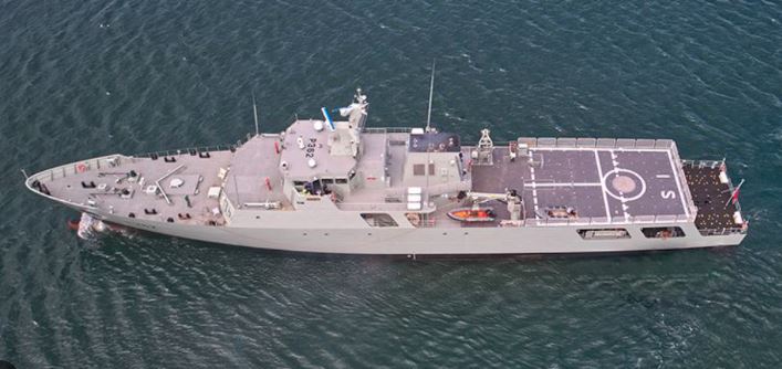 Imagem de Navio de patrulha oceânico Sines visita Cabo Verde