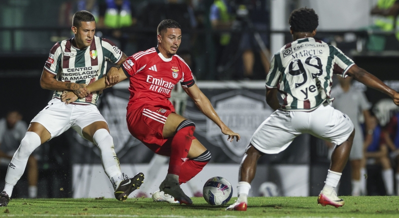 Imagem de Benfica em dificuldades para superar o Amadora