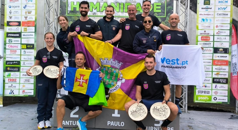 Imagem de Bombeiros Sapadores do Funchal ganham prova desportiva