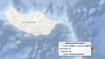 Imagem de Sismo sentido na Madeira