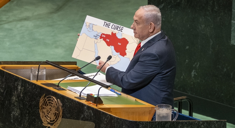 Imagem de Discurso de Netanyahu na ONU “pejado de mentiras”