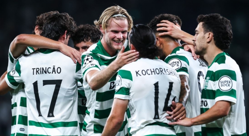 Imagem de Sporting estreia-se com goleada frente ao Kairat Almaty