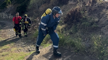 Imagem de Bombeiros de Braga e Açores em Machico para a Corrida Caminho das Voltinhas (áudio)