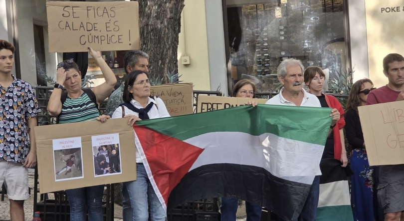 Imagem de Concentração pela libertação da Palestina no Funchal